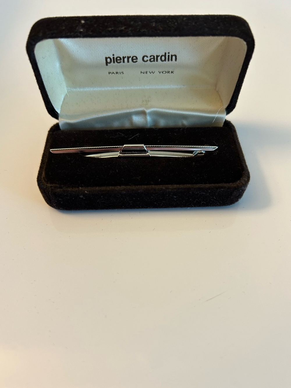 Vintage Pierre Cardin Silver Tie Clip